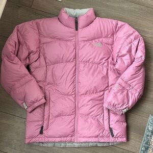 The North Face Kids Light Pink Puffer Coat